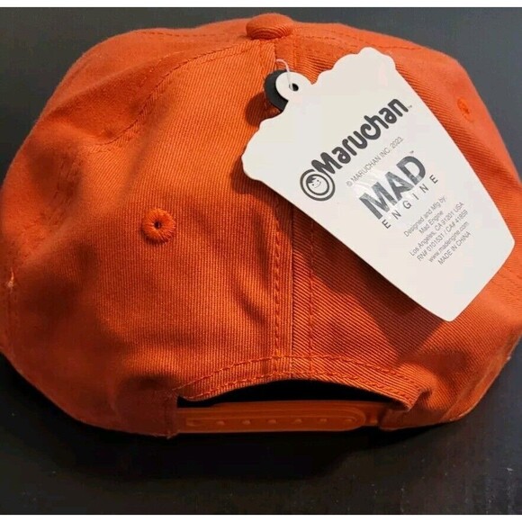 NEW Maruchan Instant Lunch Snapback Hat Funky Hipster Burnt Orange Ramen Soup - Picture 2 of 4